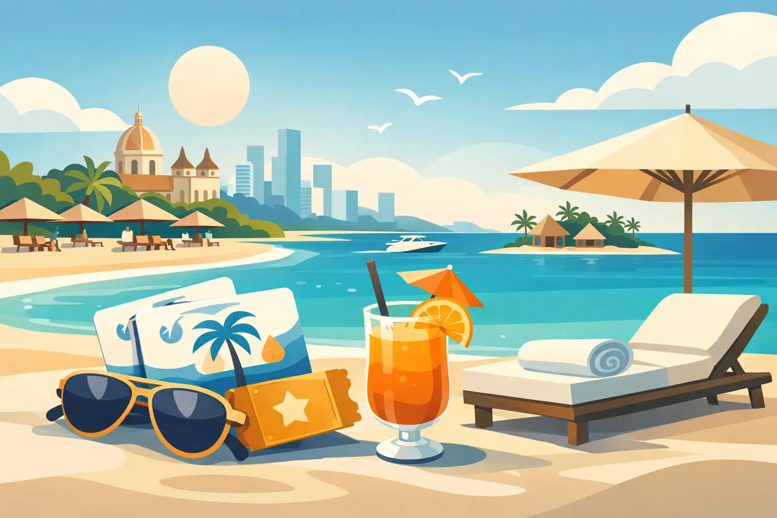 VIP Beach Passes for Cartagena’s Best Escape